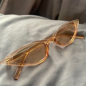 Cat Eye Clear Frame Sunglasses